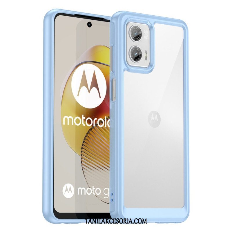 Etui do Moto G73 5G Przezroczysta Hybryda