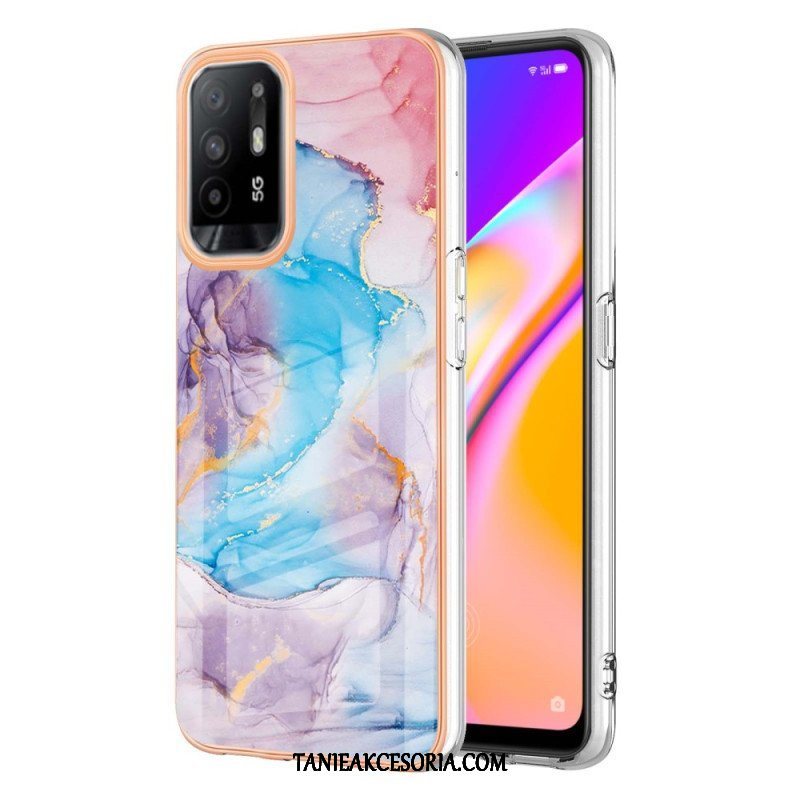 Etui do Oppo A94 5G Pastelowy Marmur