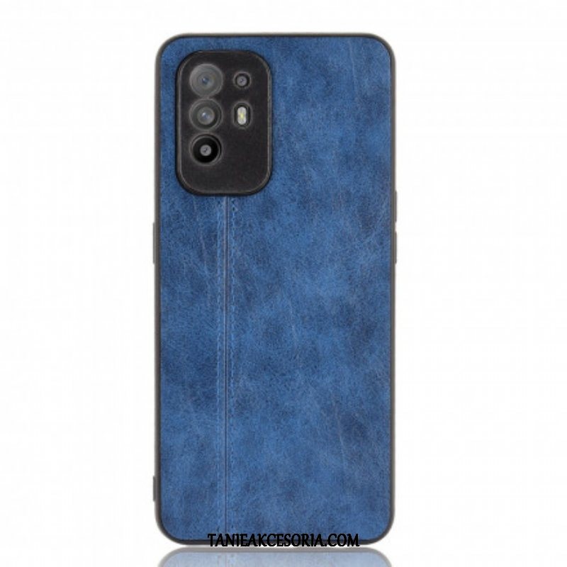 Etui do Oppo A94 5G Skórzany Efekt Couture