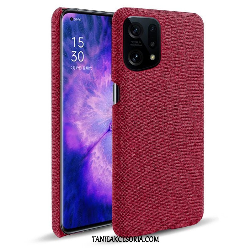 Etui do Oppo Find X5 Tkanina Z Klasą