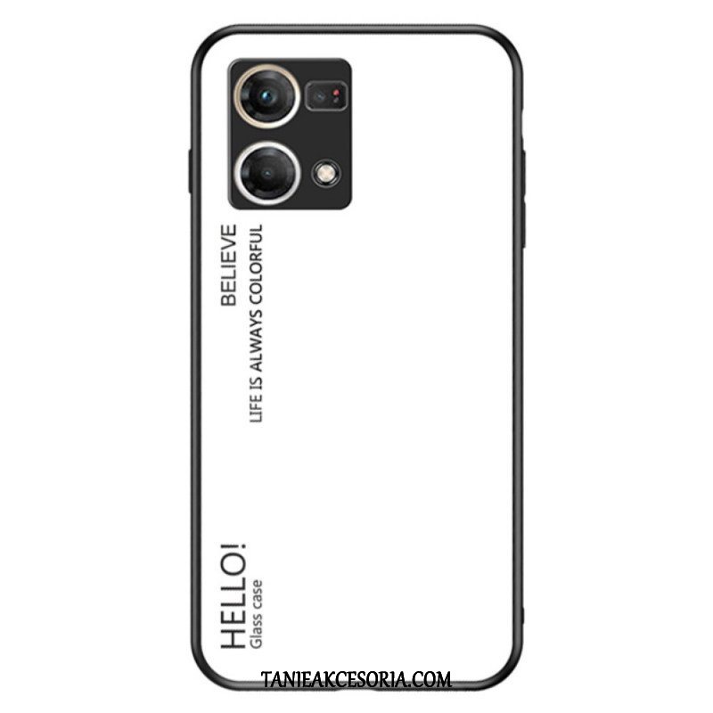 Etui do Oppo Reno 7 Szkło Hartowane Witam