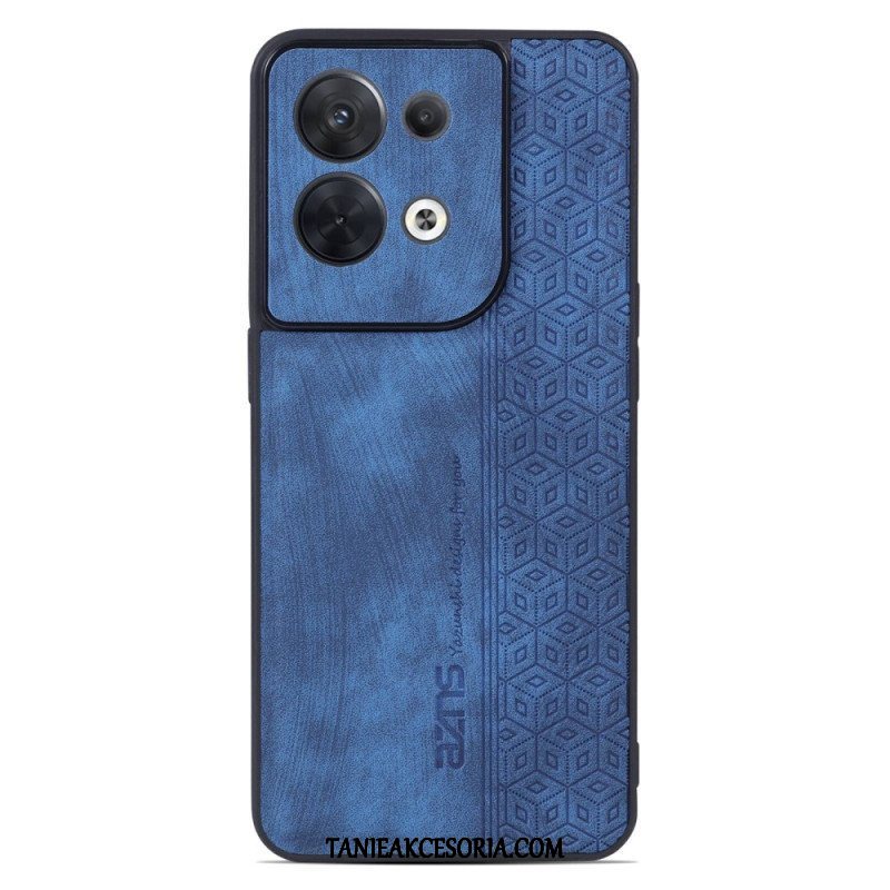 Etui do Oppo Reno 8 Efekt Skóry Azns