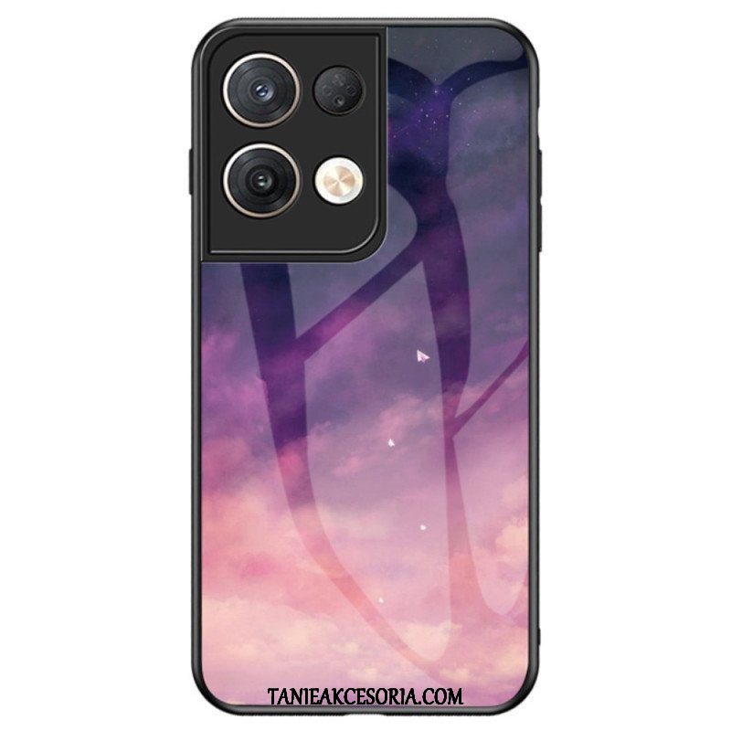 Etui do Oppo Reno 8 Pro Wzór Ze Szkła Hartowanego