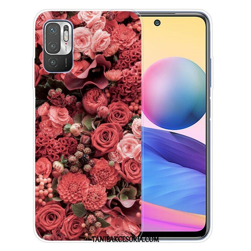 Etui do Poco M3 Pro 5G Intensywne Kwiaty