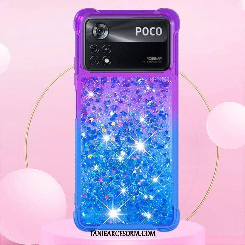 Etui do Poco X4 Pro 5G Kolorowe Cekiny