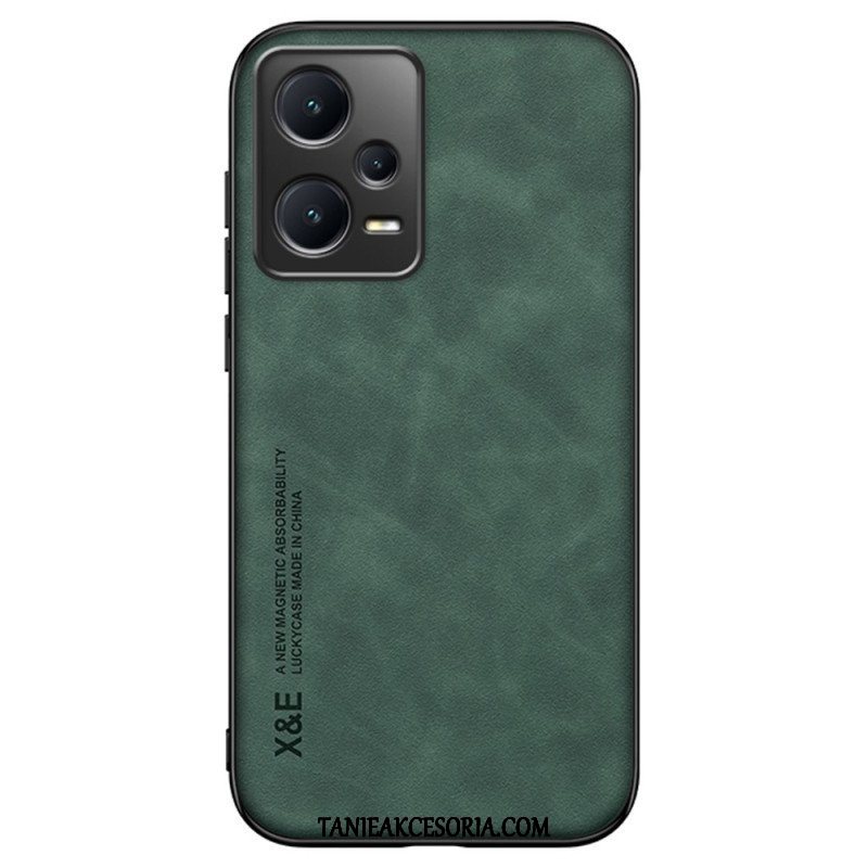 Etui do Poco X5 Pro 5G Skóra Z Efektem Skóry X&e