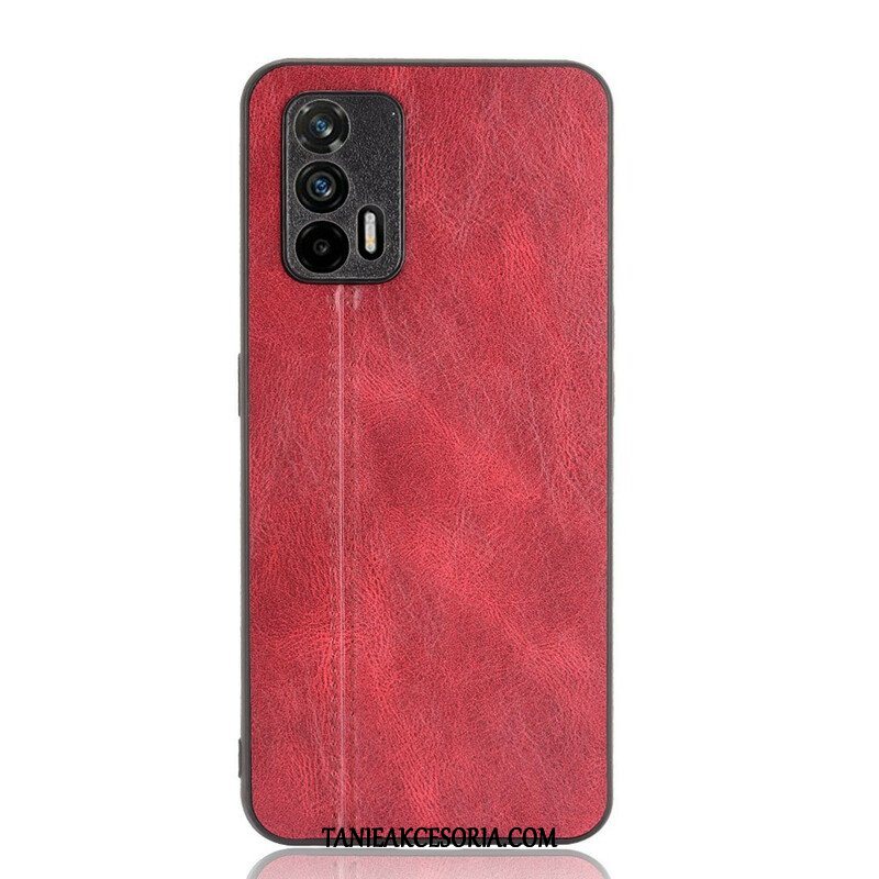 Etui do Realme GT 5G Stylowe Skórzane Szwy