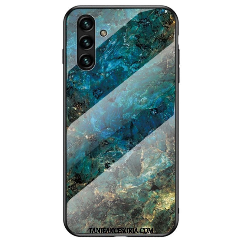 Etui do Samsung Galaxy A13 5G / A04s Marmurowe Szkło Hartowane