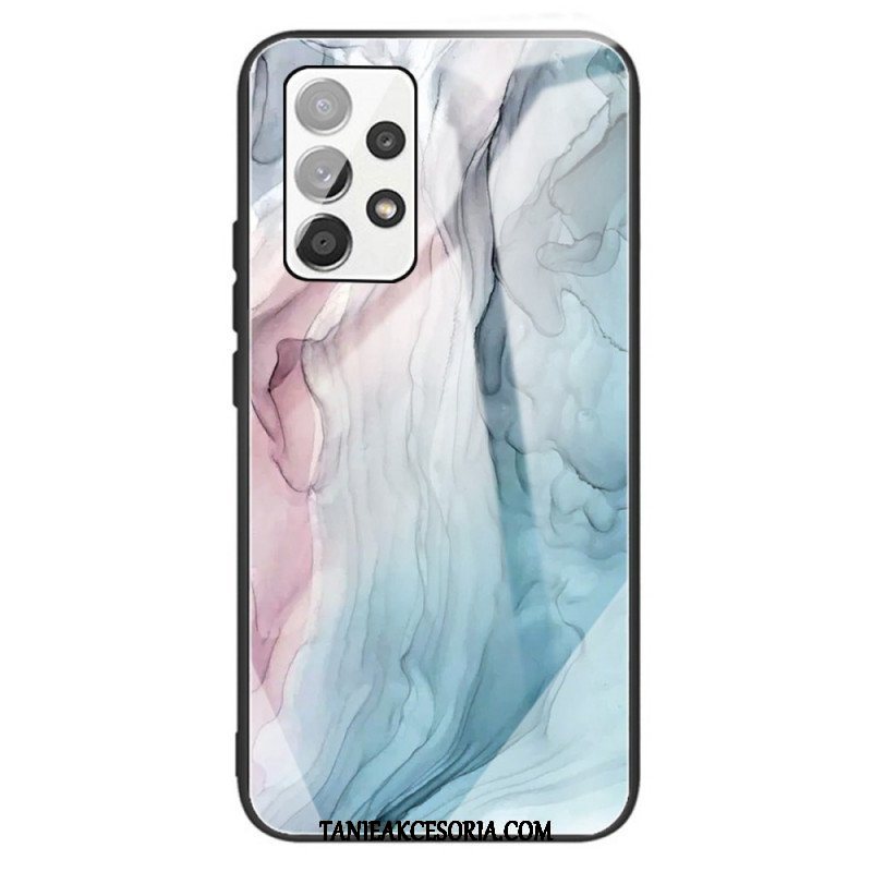 Etui do Samsung Galaxy A13 Marmurowe Szkło Hartowane