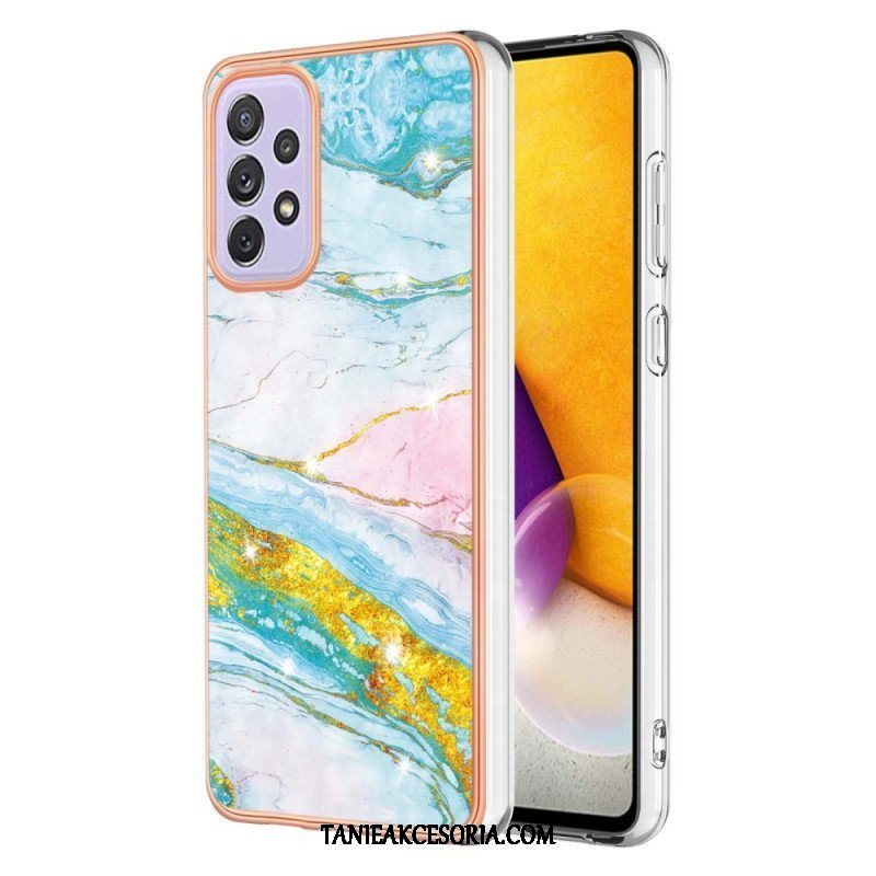 Etui do Samsung Galaxy A13 Silikonowy Elastyczny Marmur