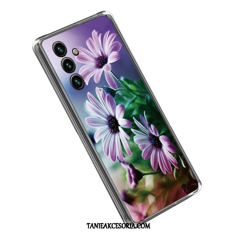 Etui do Samsung Galaxy A14 / A14 5G Kwiatowy Silikon