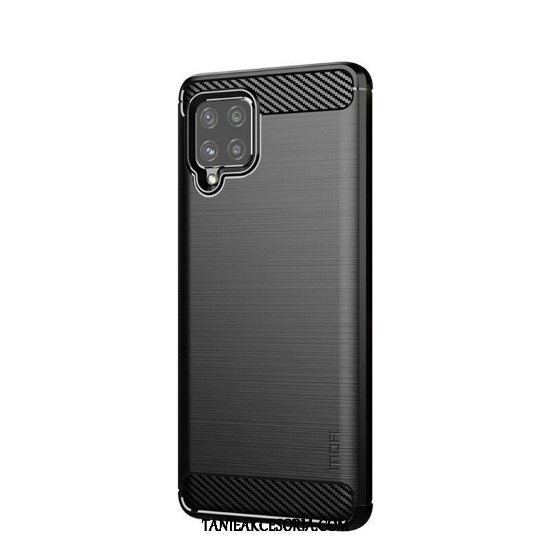 Etui do Samsung Galaxy A42 5G Szczotkowane Włókno Węglowe Mofi