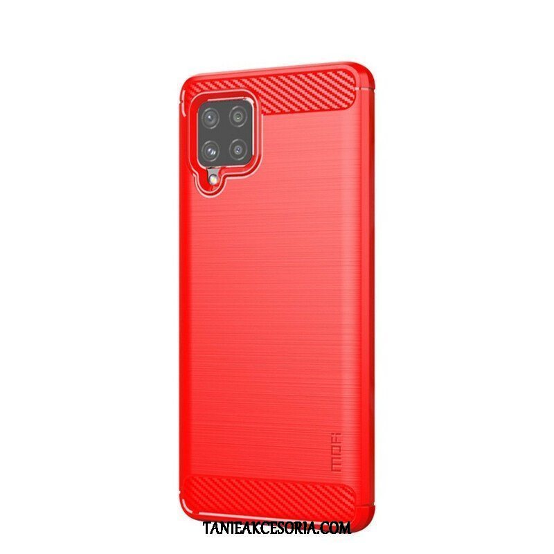 Etui do Samsung Galaxy A42 5G Szczotkowane Włókno Węglowe Mofi