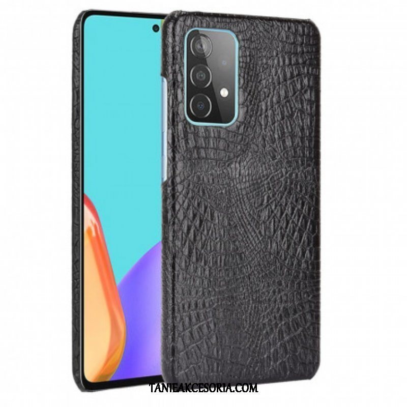 Etui do Samsung Galaxy A52 4G / A52 5G / A52s 5G Efekt Skóry Krokodyla