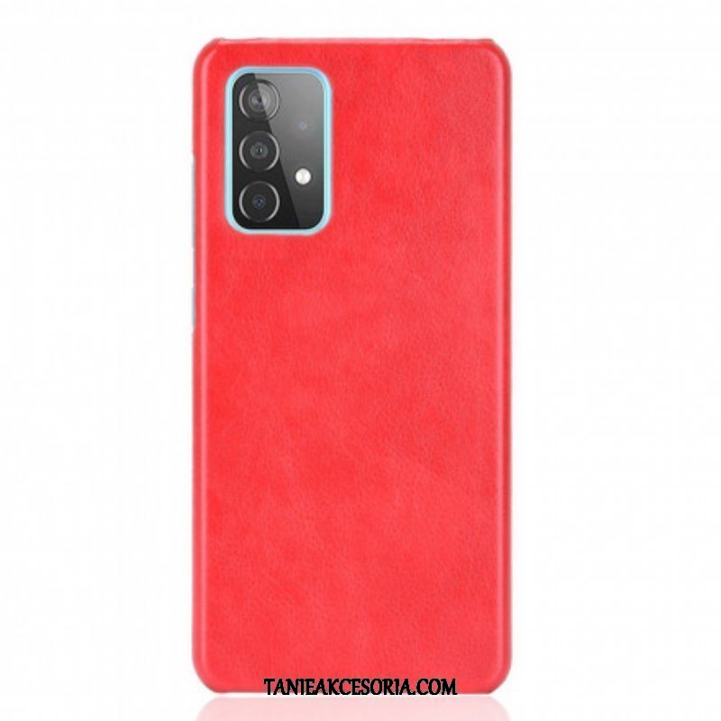 Etui do Samsung Galaxy A52 4G / A52 5G / A52s 5G Skórzany Styl Litchi