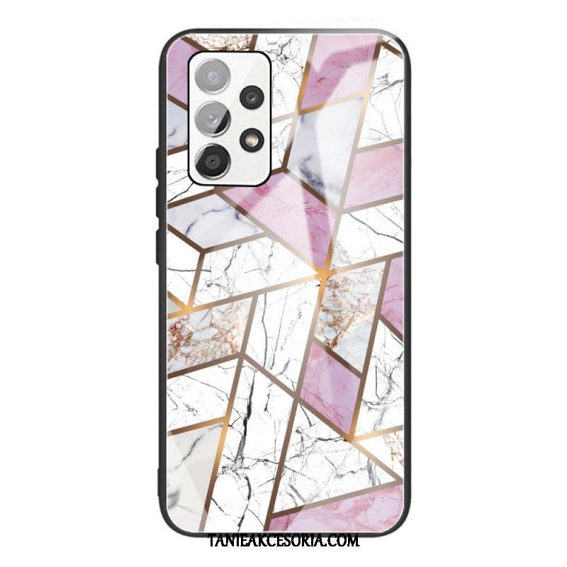 Etui do Samsung Galaxy A53 5G Geometria Marmurowe Szkło Hartowane