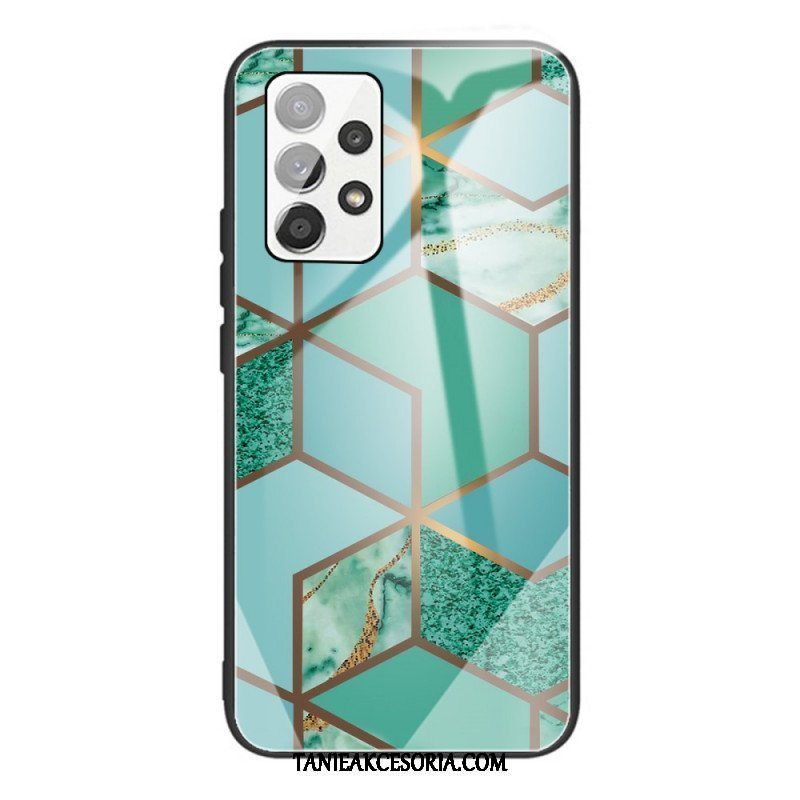 Etui do Samsung Galaxy A53 5G Geometria Marmurowe Szkło Hartowane