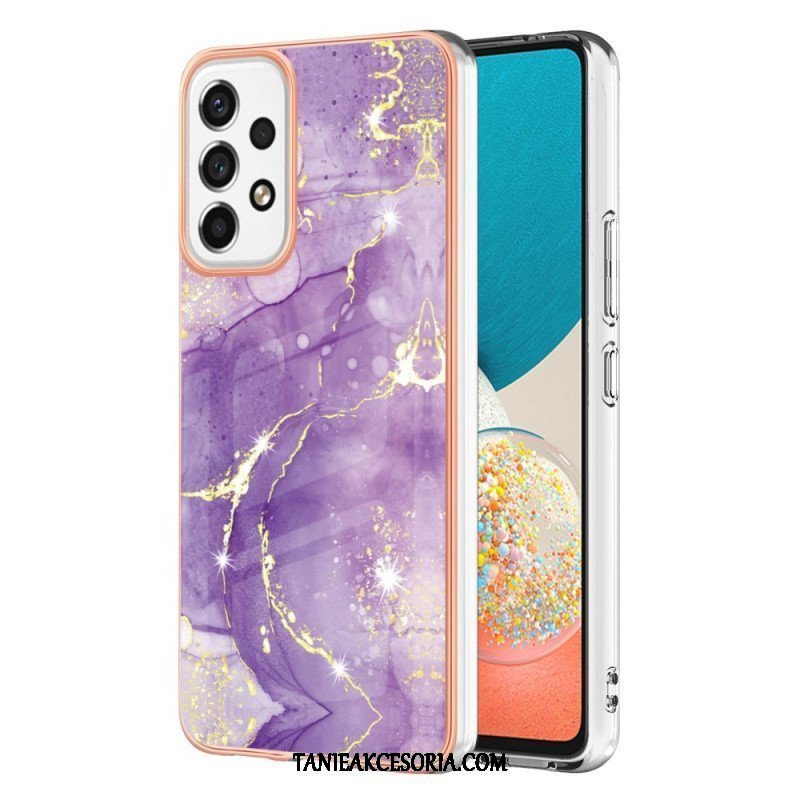 Etui do Samsung Galaxy A53 5G Silikonowy Elastyczny Marmur