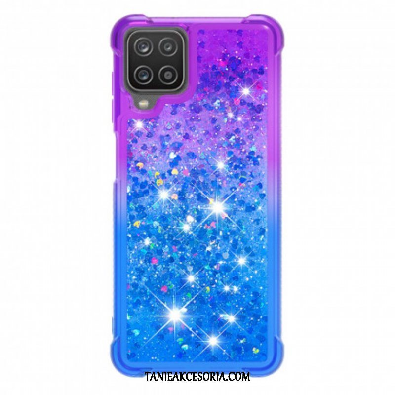 Etui do Samsung Galaxy M12 / A12 Kolory Cekinów