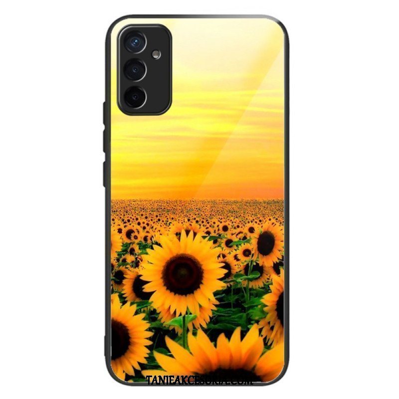 Etui do Samsung Galaxy M13 Słoneczniki Odmiany Szkła Hartowanego