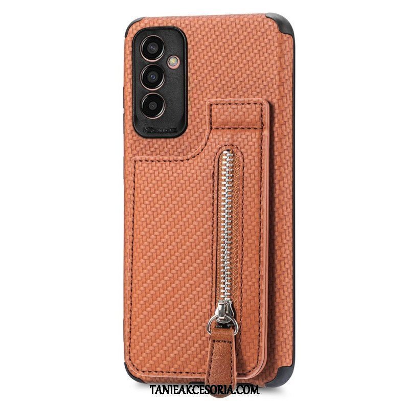 Etui do Samsung Galaxy M13 Uchwyt Na Karty Z Włókna Węglowego