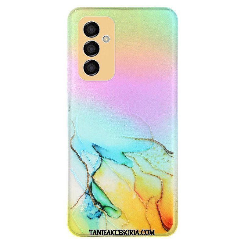 Etui do Samsung Galaxy M23 5G Marmur Z Efektem Lasera