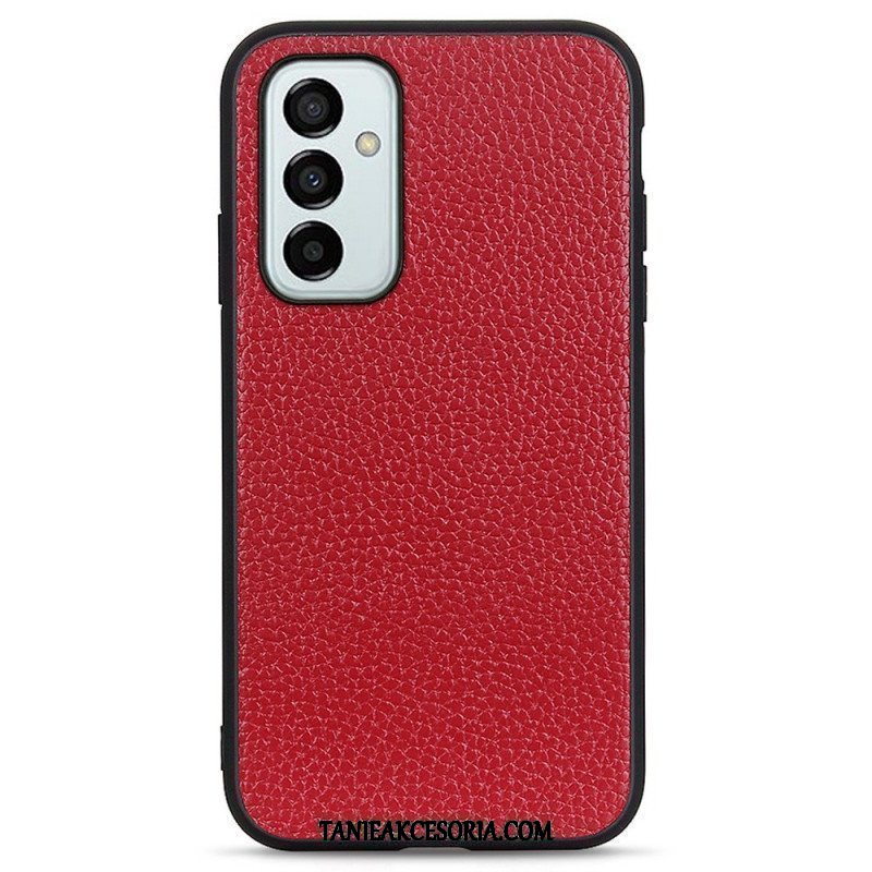 Etui do Samsung Galaxy M23 5G Prawdziwa Skóra Litchi