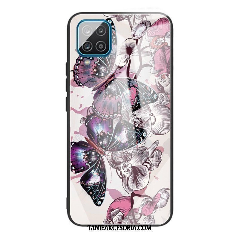 Etui do Samsung Galaxy M32 Motyle Odmiana Szkło Hartowane