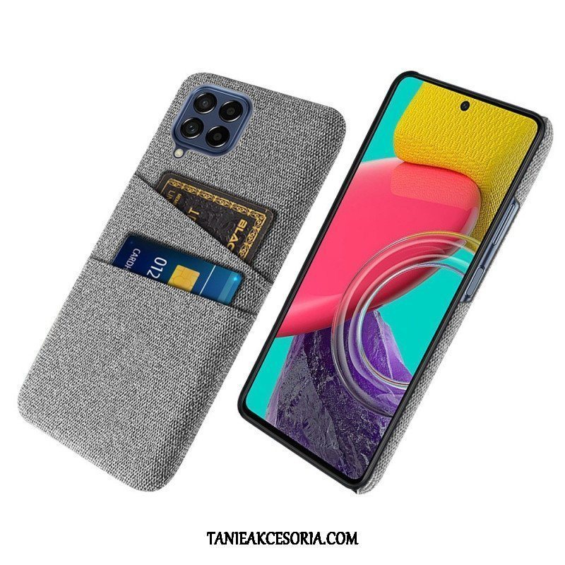 Etui do Samsung Galaxy M53 5G Posiadacz Karty Z Tkaniny