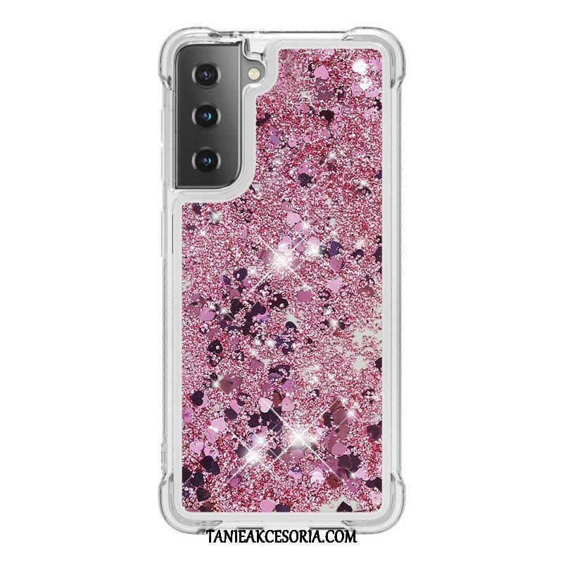 Etui do Samsung Galaxy S21 5G Pragnienia Cekiny