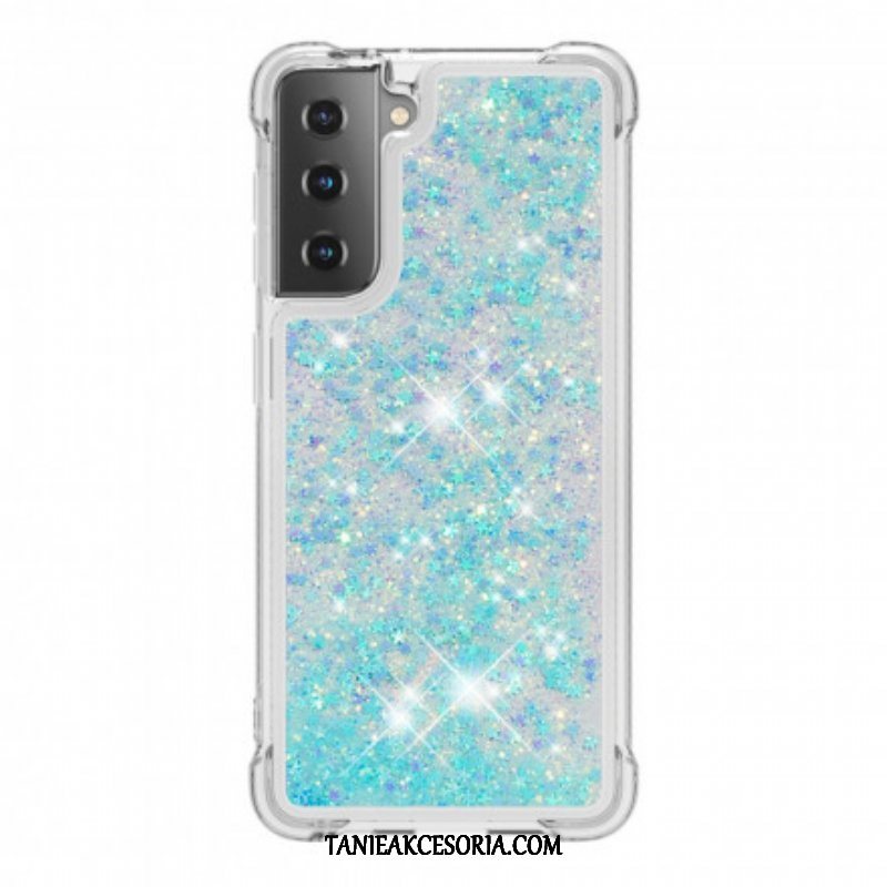 Etui do Samsung Galaxy S21 Plus 5G Pragnienia Cekiny