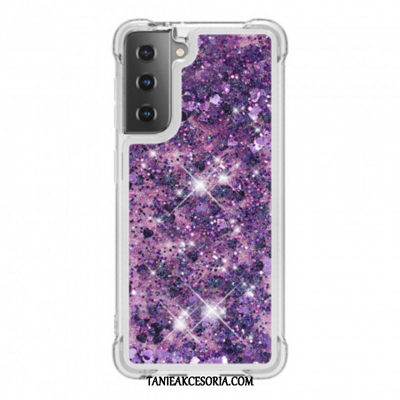 Etui do Samsung Galaxy S21 Plus 5G Pragnienia Cekiny