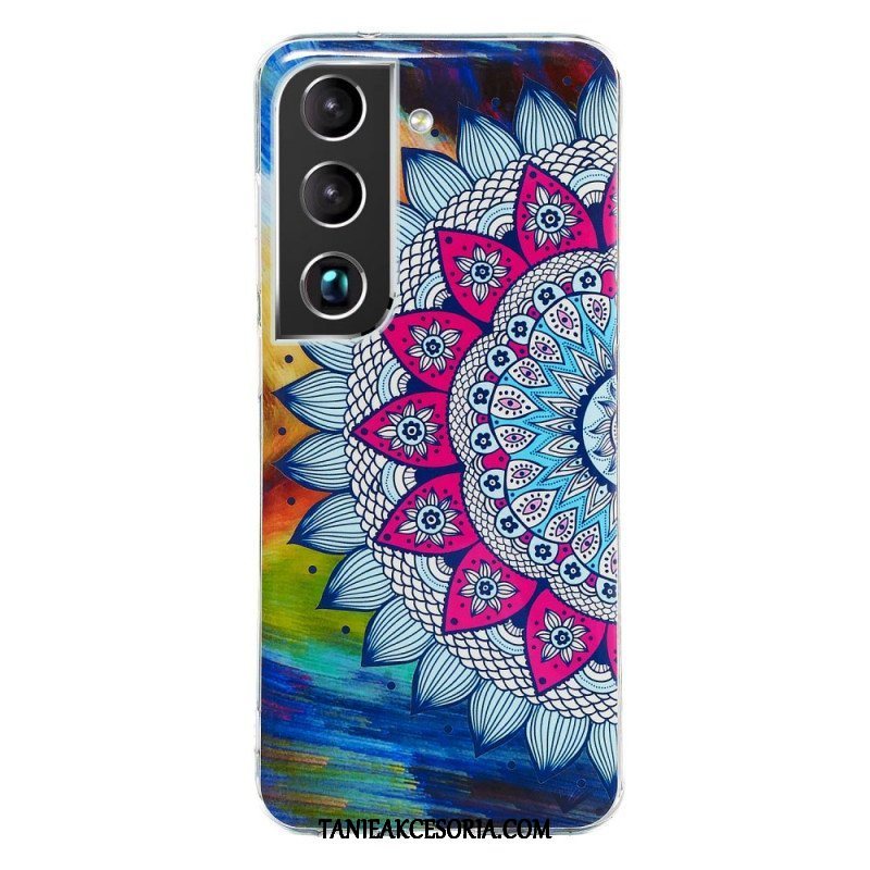 Etui do Samsung Galaxy S22 5G Fluorescencyjna Seria Kwiatowa