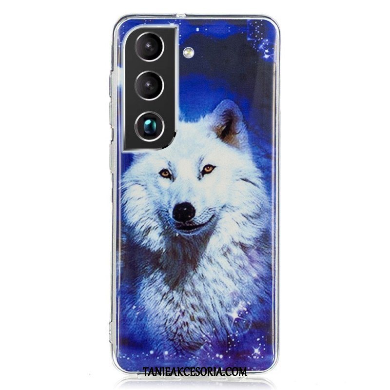 Etui do Samsung Galaxy S22 5G Fluorescencyjny Wilk