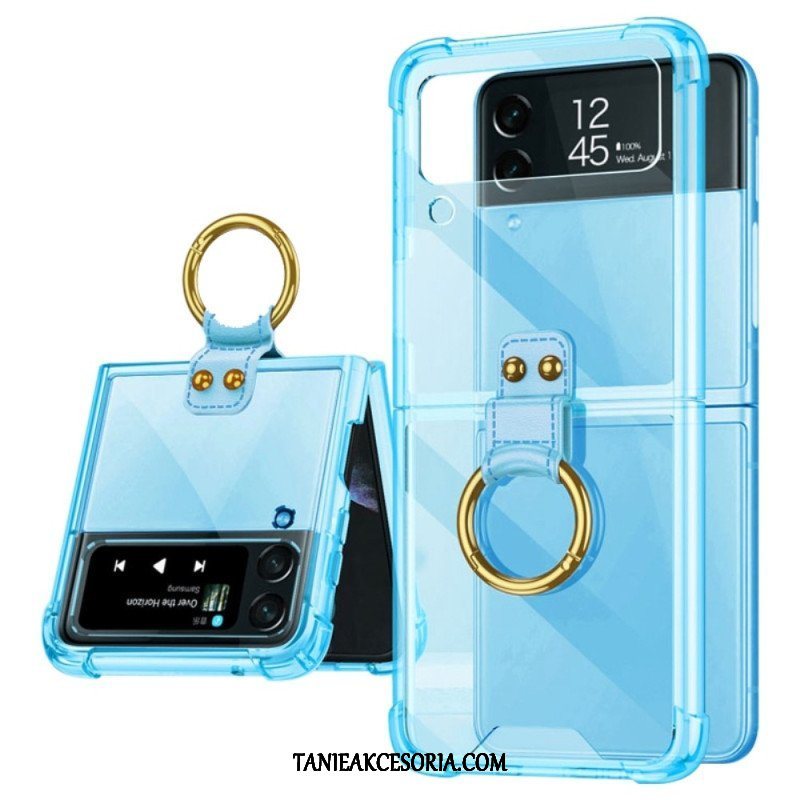 Etui do Samsung Galaxy Z Flip 4 Etui Folio Barwione Pierścieniem Gkk