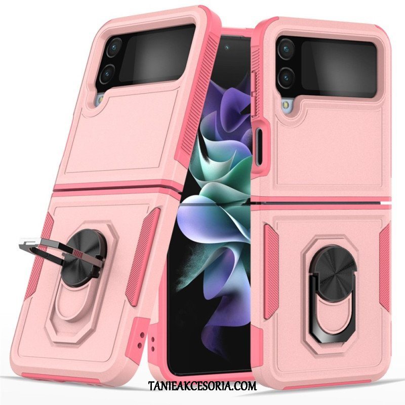 Etui do Samsung Galaxy Z Flip 4 Etui Folio Sztywny Ze Wsparciem Pierścienia