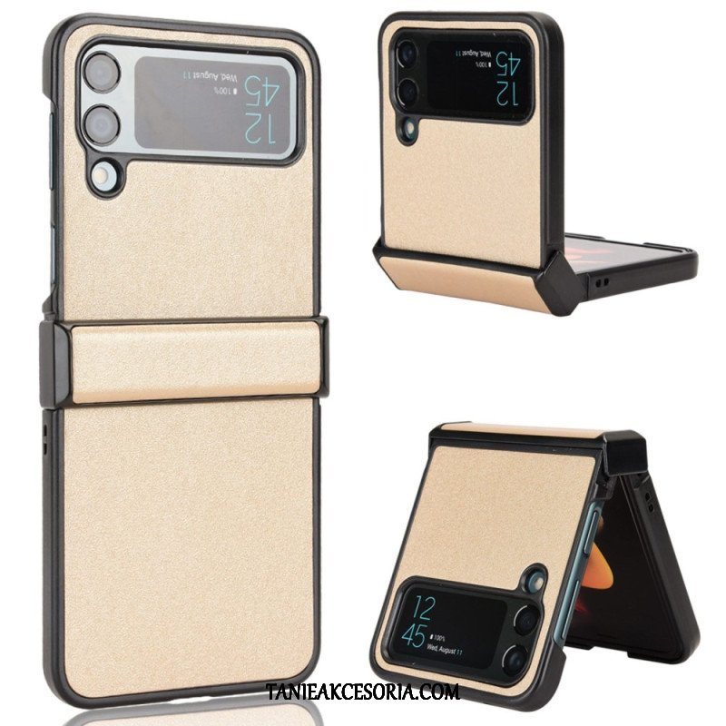 Etui do Samsung Galaxy Z Flip 4 Etui Folio Tekstura Z Efektem Matowym