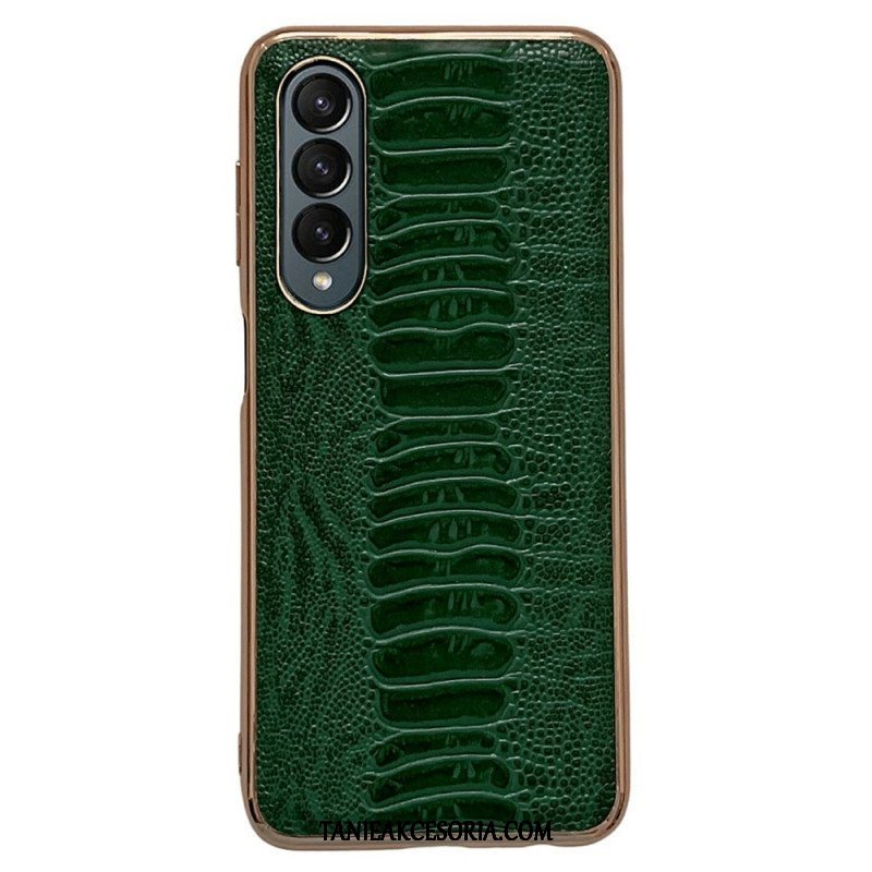 Etui do Samsung Galaxy Z Fold 4 Linia Croco