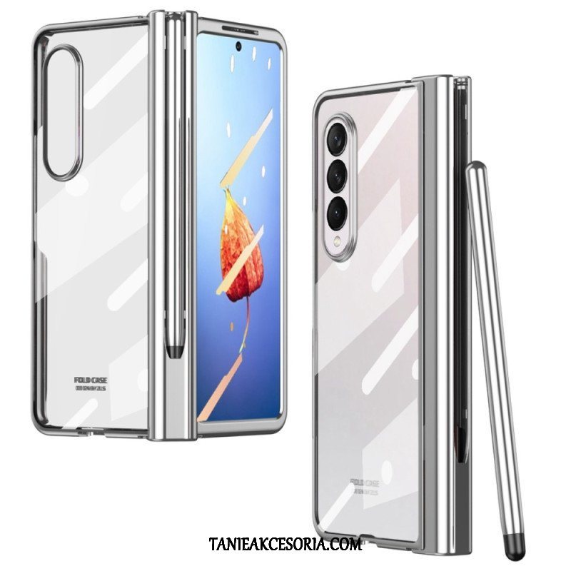 Etui do Samsung Galaxy Z Fold 4 Matowa Skorupa Z Rysikiem