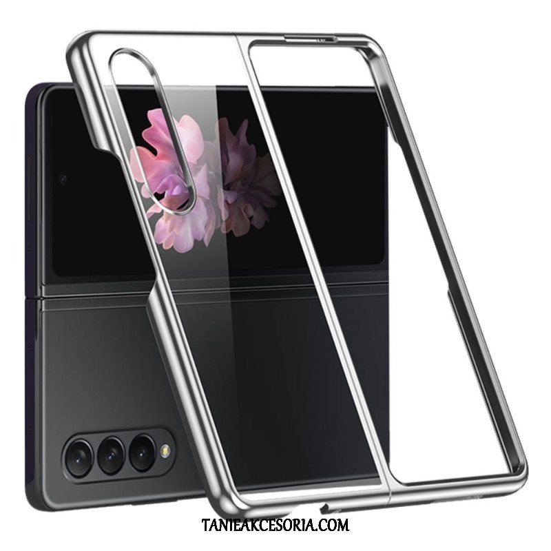 Etui do Samsung Galaxy Z Fold 4 Przezroczysty Metalik