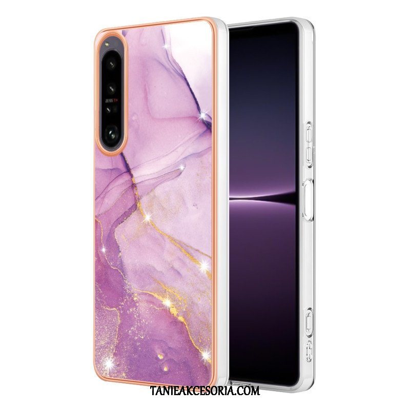 Etui do Sony Xperia 1 IV Kolorowy Marmur