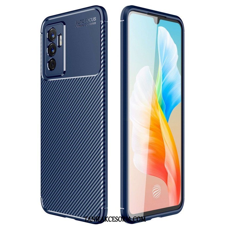 Etui do Vivo V23 5G Wąż Z Włókna Węglowego