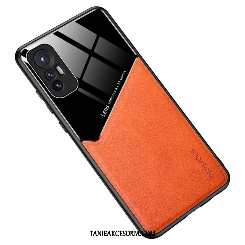 Etui do Xiaomi 12 Pro Magnetyczny Efekt Skóry