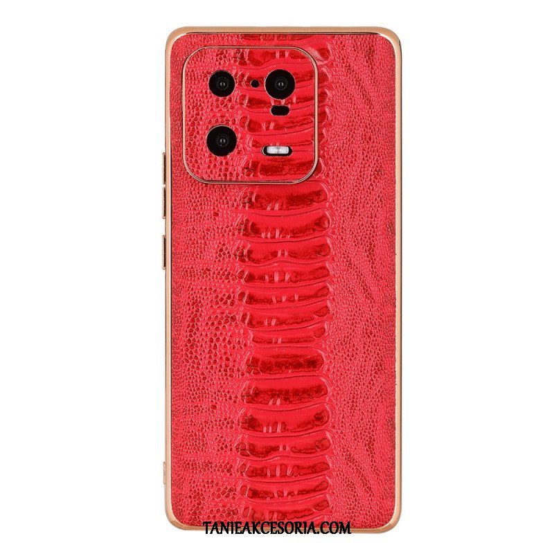 Etui do Xiaomi 13 Pro Skóra Naturalna W Stylu Krokodyla