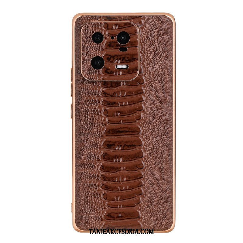 Etui do Xiaomi 13 Pro Skóra Naturalna W Stylu Krokodyla