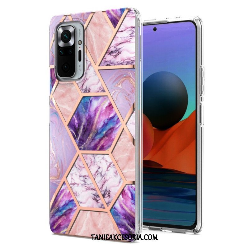 Etui do Xiaomi Redmi Note 10 Pro Marmur O Intensywnej Geometrii