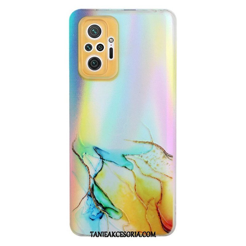 Etui do Xiaomi Redmi Note 10 Pro Marmur Z Efektem Lasera