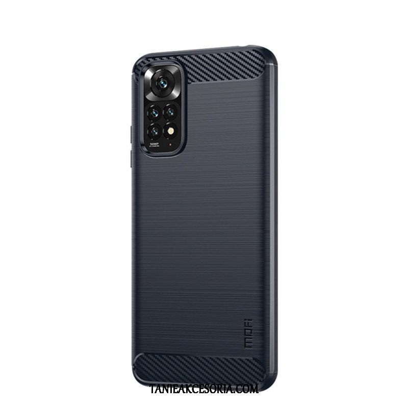 Etui do Xiaomi Redmi Note 11 / 11S Szczotkowane Włókno Węglowe Mofi