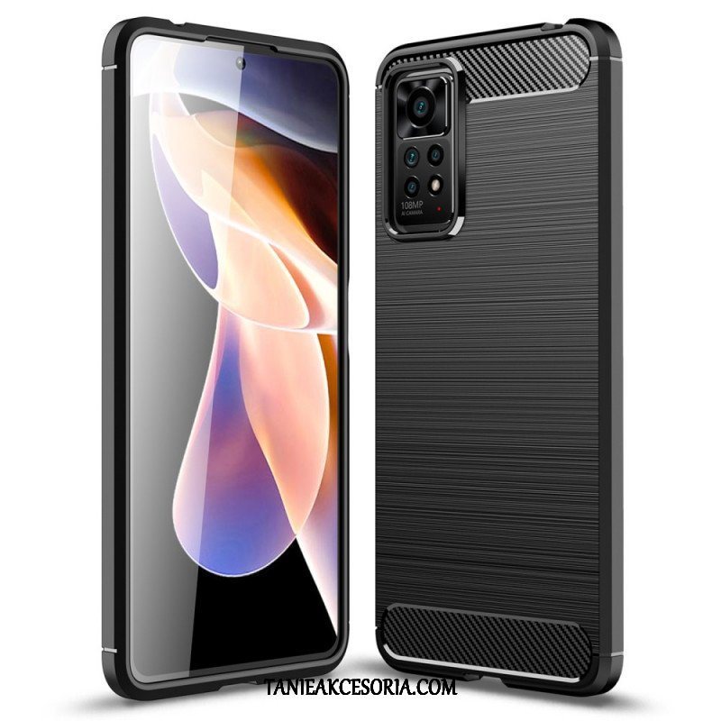 Etui do Xiaomi Redmi Note 11 Pro / 11 Pro 5G Szczotkowane Włókno Węglowe