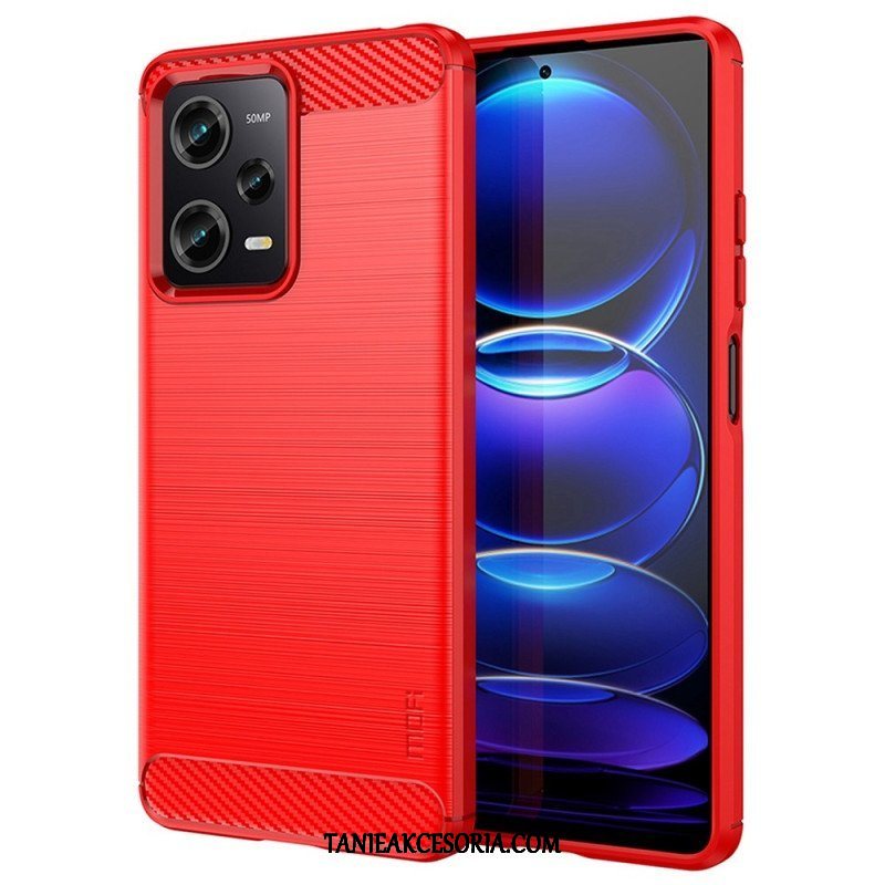 Etui do Xiaomi Redmi Note 12 Pro Plus Szczotkowane Włókno Węglowe